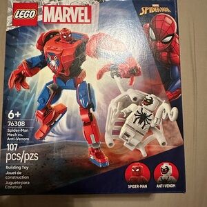 LEGO Marvel Spider-Man Red and White Mech Set